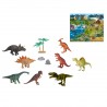 Set 8 Figurines Dinosaures + Accessoires