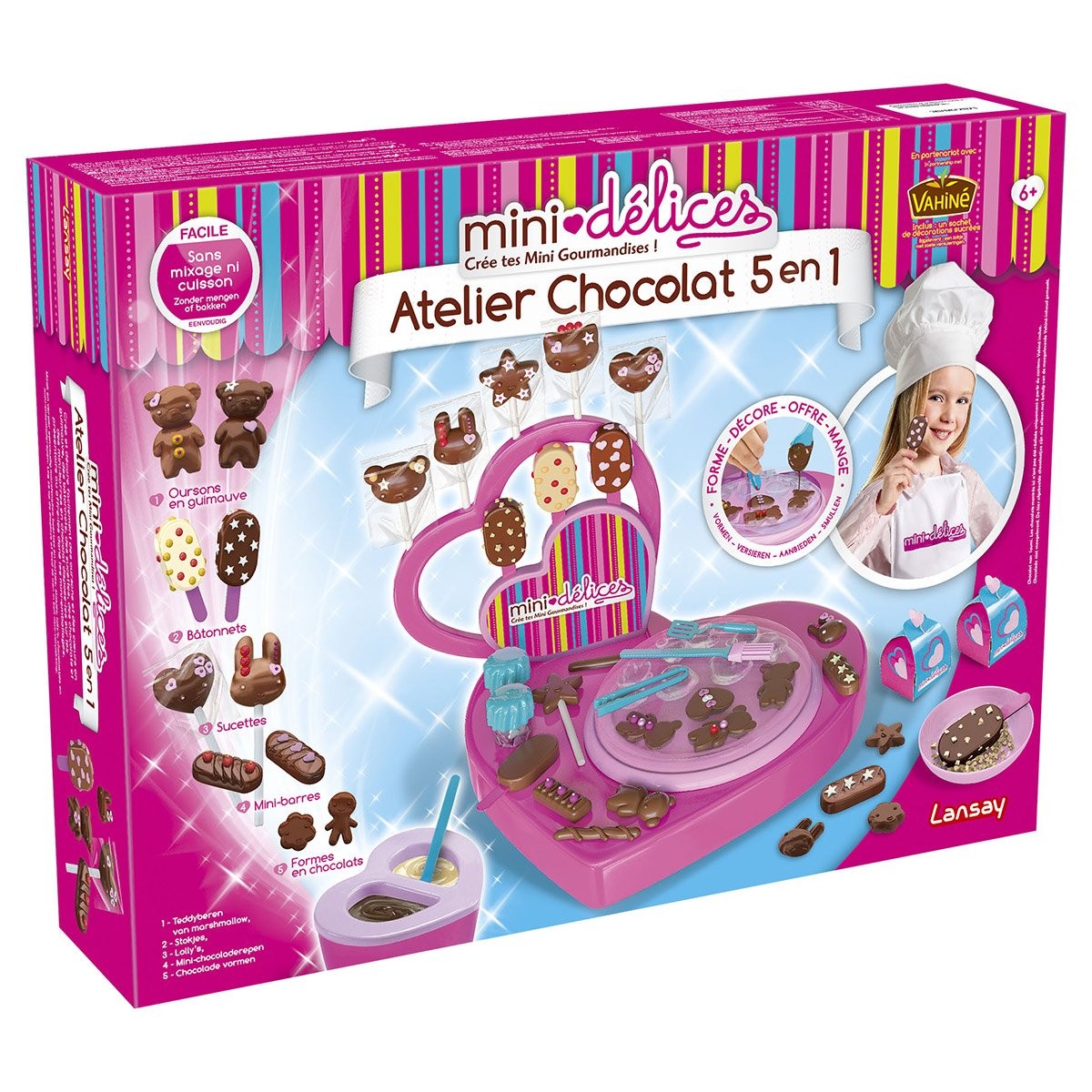 Promo Mini Délices-Atelier Chocolat 5 en 1 chez Auchan