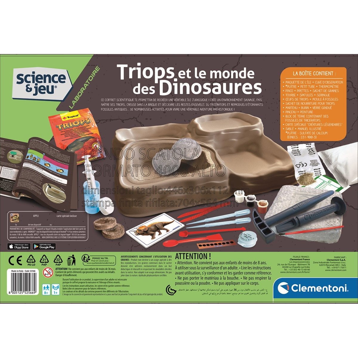 Science et jeu : Laboratoire : Triops, les animaux préhistoriques - Jeux et  jouets Clementoni - Avenue des Jeux