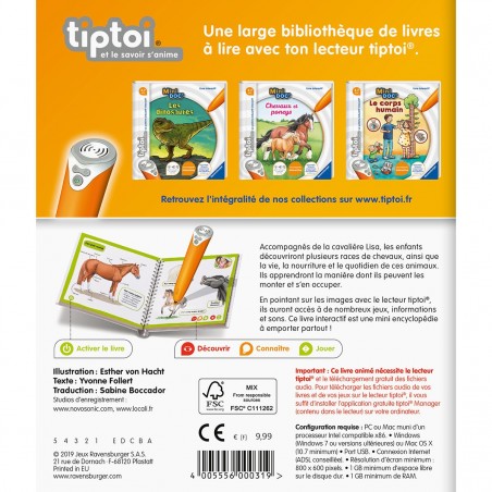 Livre interactif- Mini Doc' – Les dinosaures, Tiptoi – La Caverne