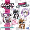 Present Pets Surprise Rainbow Noir - Gris Paillette - Chiot Interactif