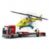Le Transport de l'Hélicoptère de Secours Lego City 60343