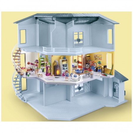 Maison moderne Playmobil City Life 9266 - La Grande Récré