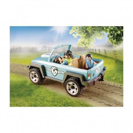 Voiture et van pour poney Playmobil Country 70511 - La Grande Récré