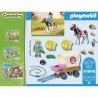 Carriole avec enfant et poney - Playmobil Country 70998