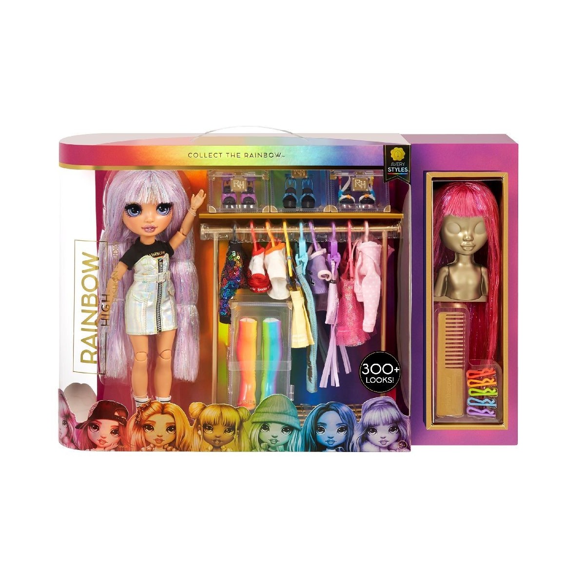 Poupée Avery Rainbow High - 27 cm - 35 accessoires - Plus de 300 looks à  créer - Cdiscount Jeux - Jouets
