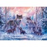 Puzzle 1000 pièces Loups arctiques