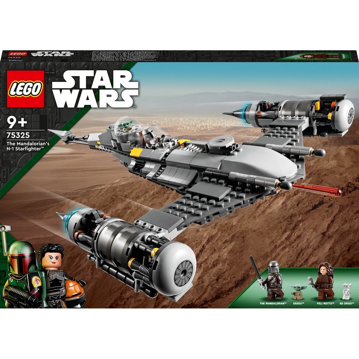 LEGO® Star Wars 75344 Le Vaisseau de Boba Fett Microfighter, Véhicule avec  Figurines, Le Mandalorien blanc - Lego