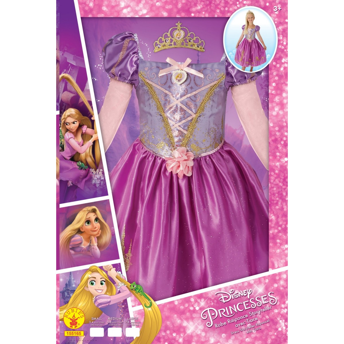 Disney Princesses - Déguisement Storyteller Raiponce - 5/6 ans