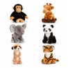 Peluche Keeleco Animaux Sauvages 12 cm