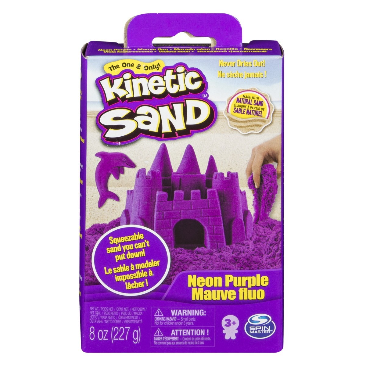 Kinetic Sand Recharge Sable Coloré et Fluo