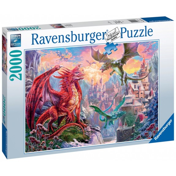 Puzzle 3000 pièces Ravensburger - Tigres au lagon