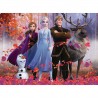 Puzzle 100 pièces XXL - La magie de la forêt - Disney La Reine des Neiges 2