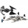 Chasseur Fang Mandalorien contre TIE Interceptor Lego Star Wars 75348