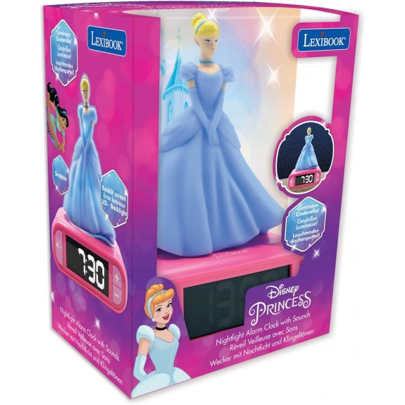 Disney princesses - radio reveil projecteur, musiques, sons & images