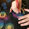 Spirograph Multicolore et Paillettes