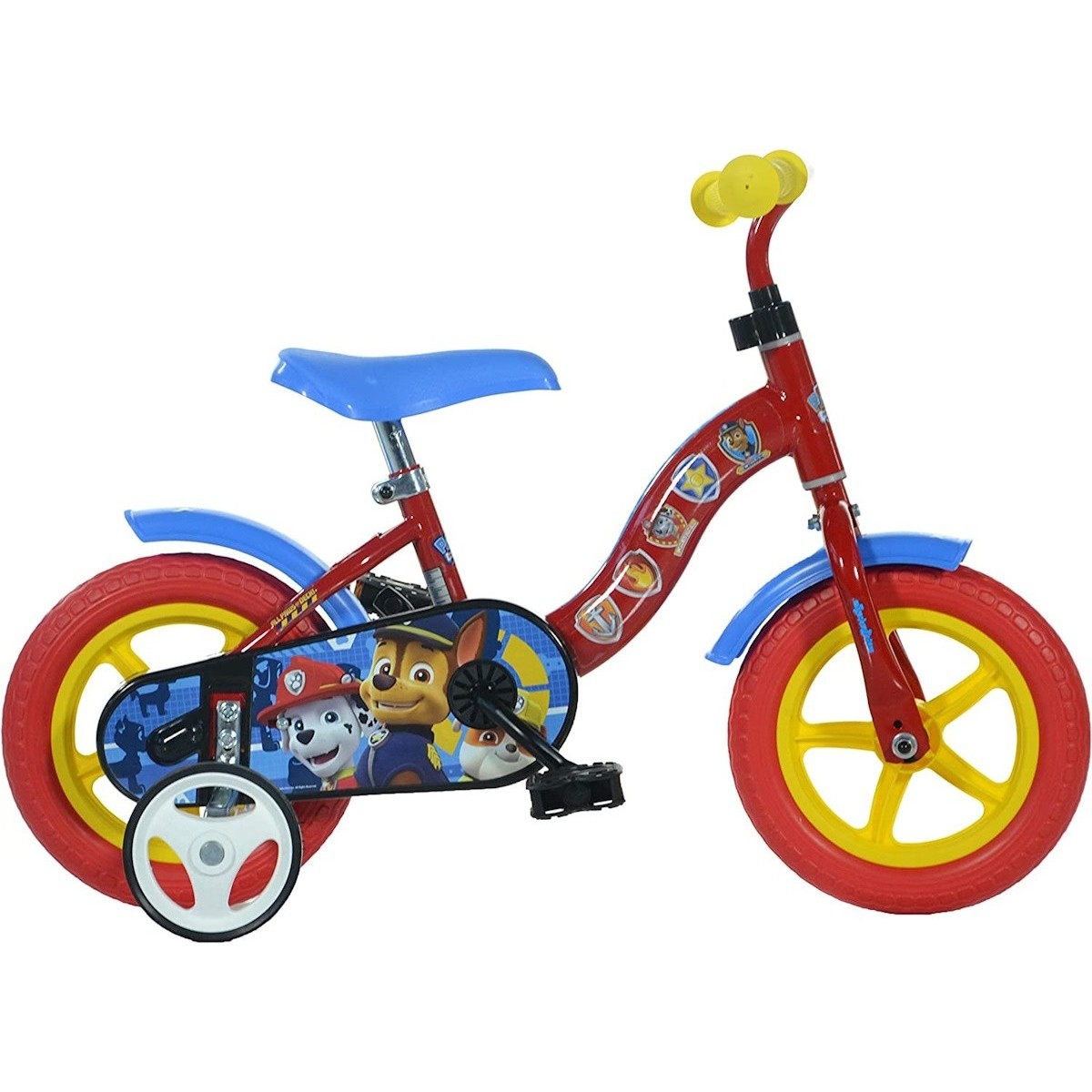 Vélo enfant Pat'Patrouille avec roues 12 pour enfants de 3 à 5