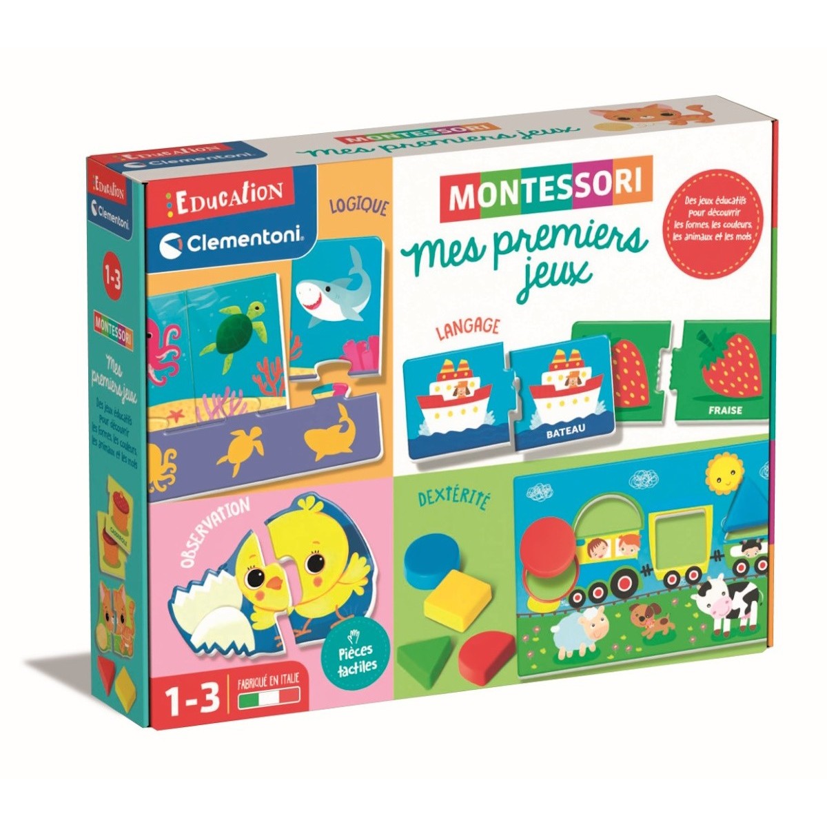 Nos jeux éducatifs Montessori - 1 an