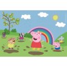 Puzzles SuperColor 2x60 Pièces - Peppa Pig