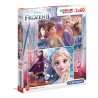 Puzzles SuperColor 2x60 Pièces - La Reine des Neiges 2