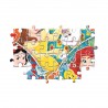 Puzzles SuperColor 2x20 Pièces - Disney Princesses