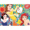 Puzzles SuperColor 2x20 Pièces - Disney Princesses