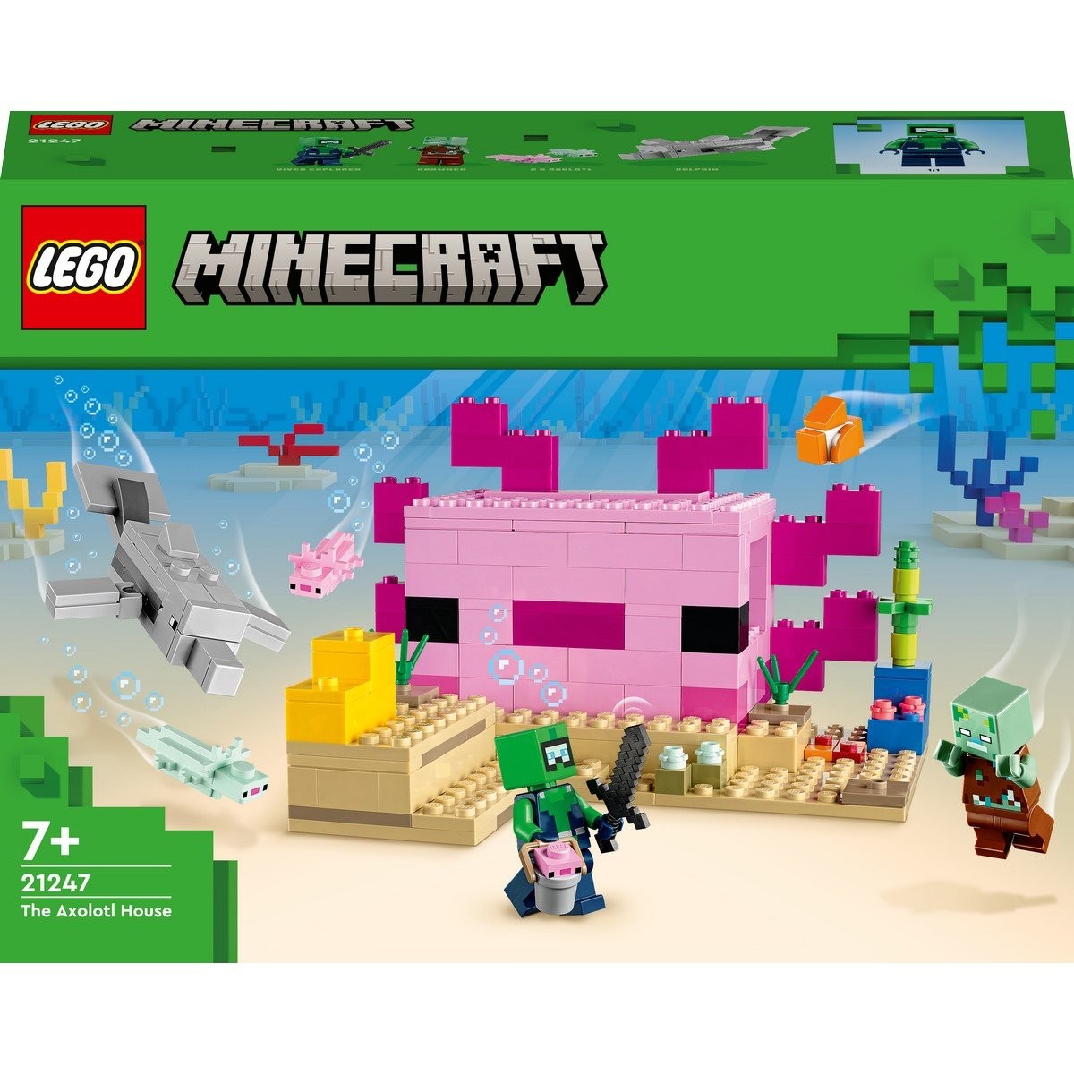 LEGO Minecraft 21244 L'Avant-Poste de l'Épée, Jouet, et Figurines