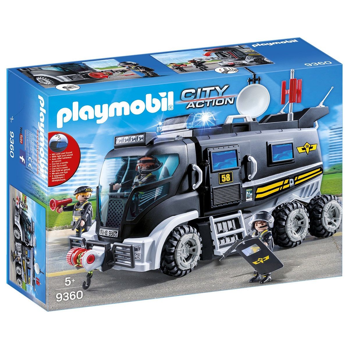 Fourgon de Police Playmobil City Action 70899 - La Grande Récré
