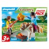 Starter Pack Cavalière et Palefrenier Playmobil Country 70505