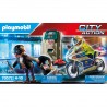 Policier avec Moto et Voleur Playmobil City Action 70572