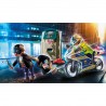 Policier avec Moto et Voleur Playmobil City Action 70572