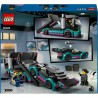 La voiture de course et le camion de transport de voitures Lego City 60406