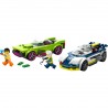 La course-poursuite entre la voiture de police et la super voiture Lego City 60415