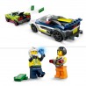 La course-poursuite entre la voiture de police et la super voiture Lego City 60415