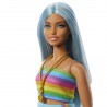 Poupée Barbie Fashionistas 65 ans - tenue arc-en-ciel