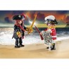 Playmobil Duo Capitaine pirate et soldat 70273