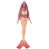 Barbie Sirene Rose Mattel Hrr05