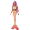 Barbie Sirene Rose Mattel Hrr05