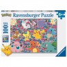 Puzzle 100 pièces XXL Bataille Pokemon