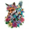 Puzzle en bois 150 pièces - renard coloré