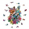 Puzzle en bois 150 pièces - renard coloré