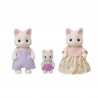 Sylvanian Families 5373 : La famille chat blanc