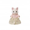 Sylvanian Families 5373 : La famille chat blanc