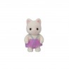 Sylvanian Families 5373 : La famille chat blanc