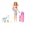 Barbie - Coffret poupée Malibu en Voyage