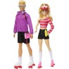 Coffret Barbie Et Ken Roller - Duo Des Années 1980 Remis Au Goût Du Jour