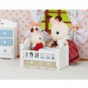 Bébé Lapin chocolat et son lit – Sylvanian Families 2205