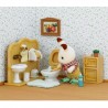 Toilettes et Frère Lapin chocolat – Sylvanian Families 2203