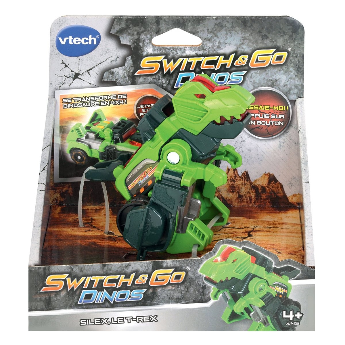 Jouet dinosaure intéractif fire - Switch & Go Dinos - VTech