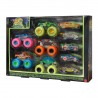 Hot Wheels Monster Trucks - Coffret 10 Véhicules Phosphorescents